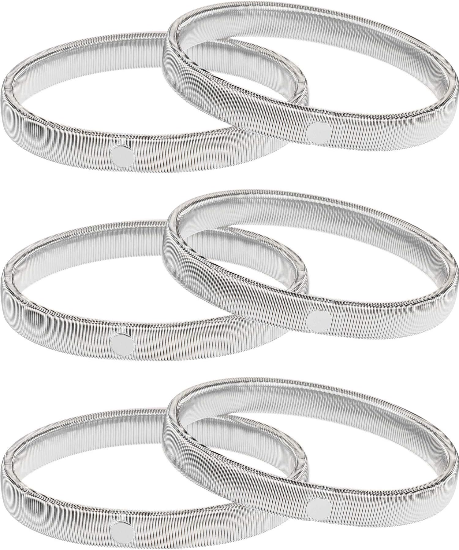 3 Pairs Sleeve Garters Anti-Slip Shirt Sleeve Holders Garters Stretch Metal Armbands Sleeve Garters for Women Men