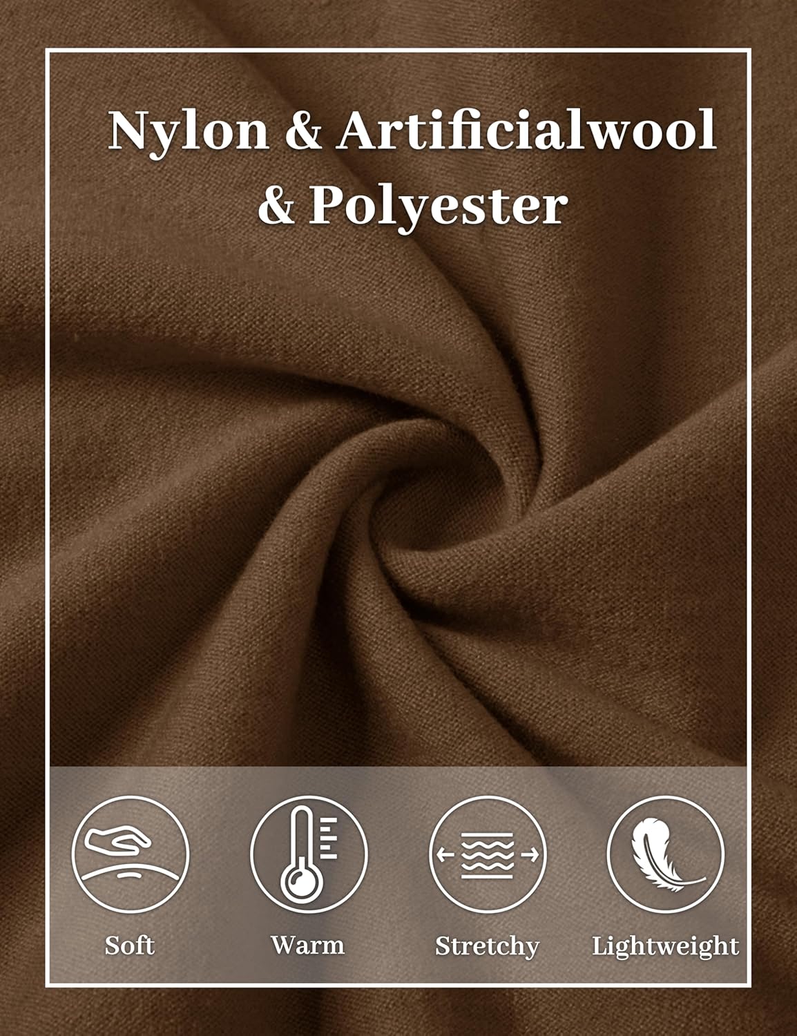 EKLENTSON Men's Turtleneck Sweaters Knitted Pullover Long Sleeve Lightweight Slim Fit Sweater Fall Winter - Image 6