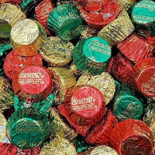 Miniatura 2 de Holiday - Tazas en miniatura de mantequilla de maní – Tazas de chocolate con leche a granel de mantequilla de maní para dulces de Navidad –