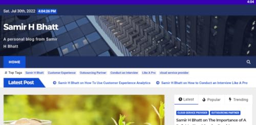 Samir H Bhatt - Net – vue 5