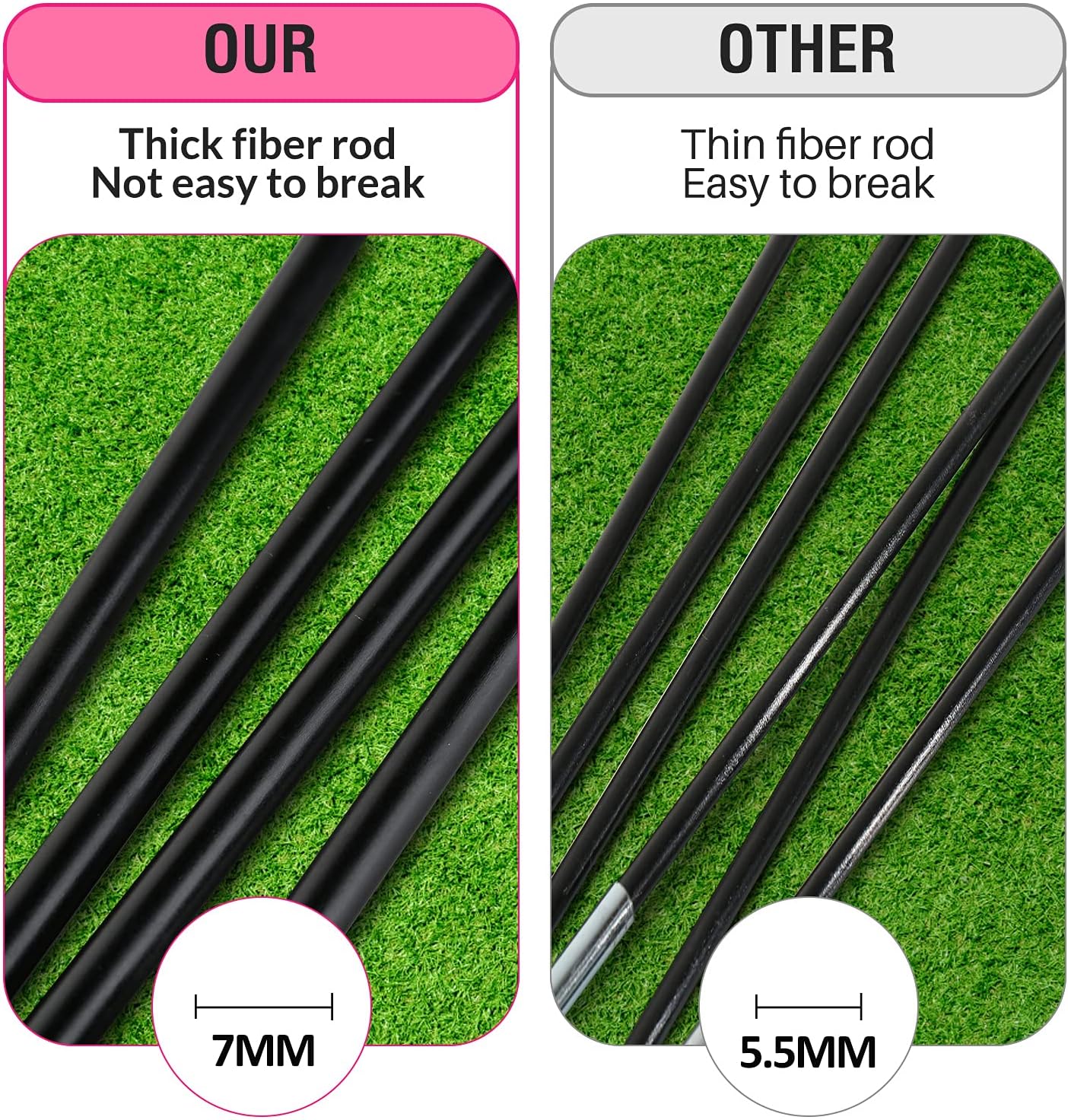 WEKEFON Kids Mini Soccer Goals, Set of 2 - Size 2.9'x2.4' Pop-Up Soccer Nets with Carry Bag Portable Folding Soccer Goal for Backyard Indoor Outdoor Games for Kids Age 1-6 Years Old : Sports & Outdoors