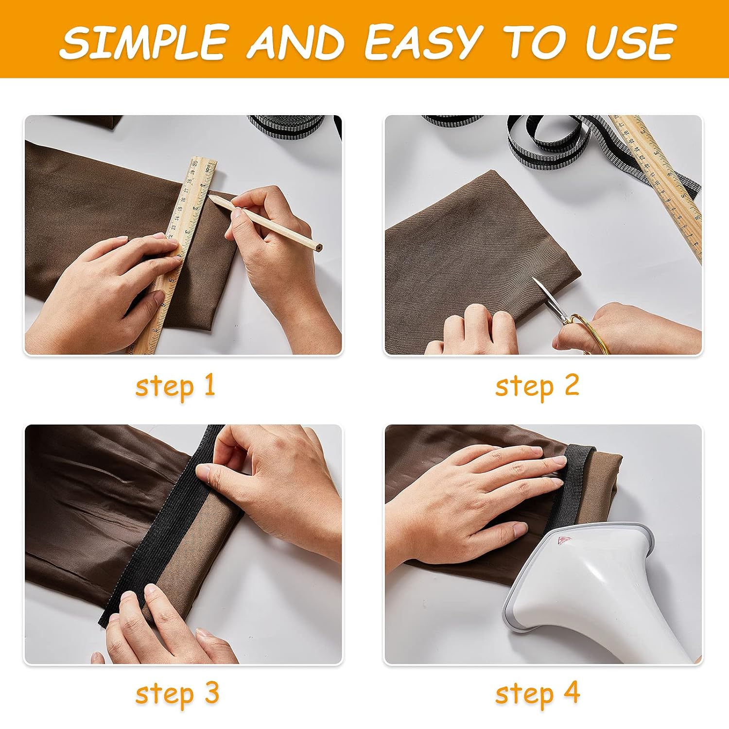 Buy Iron-On Hem Clothing Tape Adhesive 