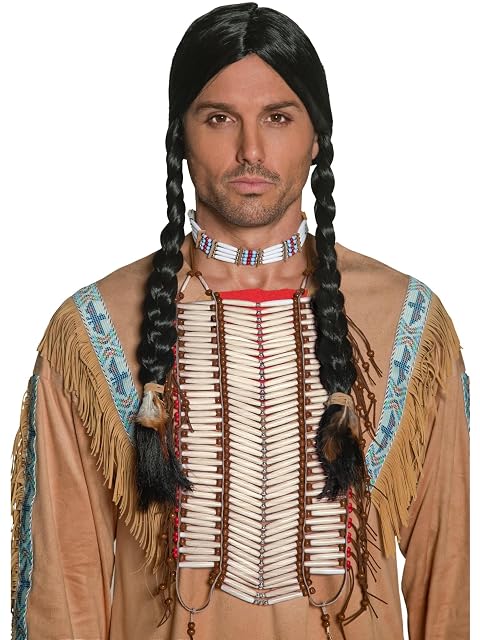 Smiffys Coraza inspirado por los americanos nativos, blanca Halloween, Carnaval