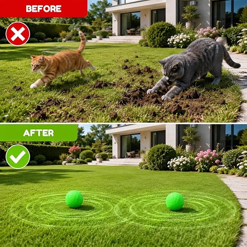 Cat Repellent Outdoor Keep Cats Away, 10 Pack Cat Deterrent