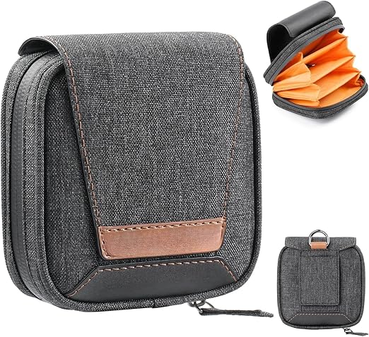 4 in 1 Basic Model Lens Filter Pouch Up to 95mm Solar Filter Pouch Case Camera Lens Filter Storage Wallet for ND UV CPL Filter Waterproof Filter Pouch