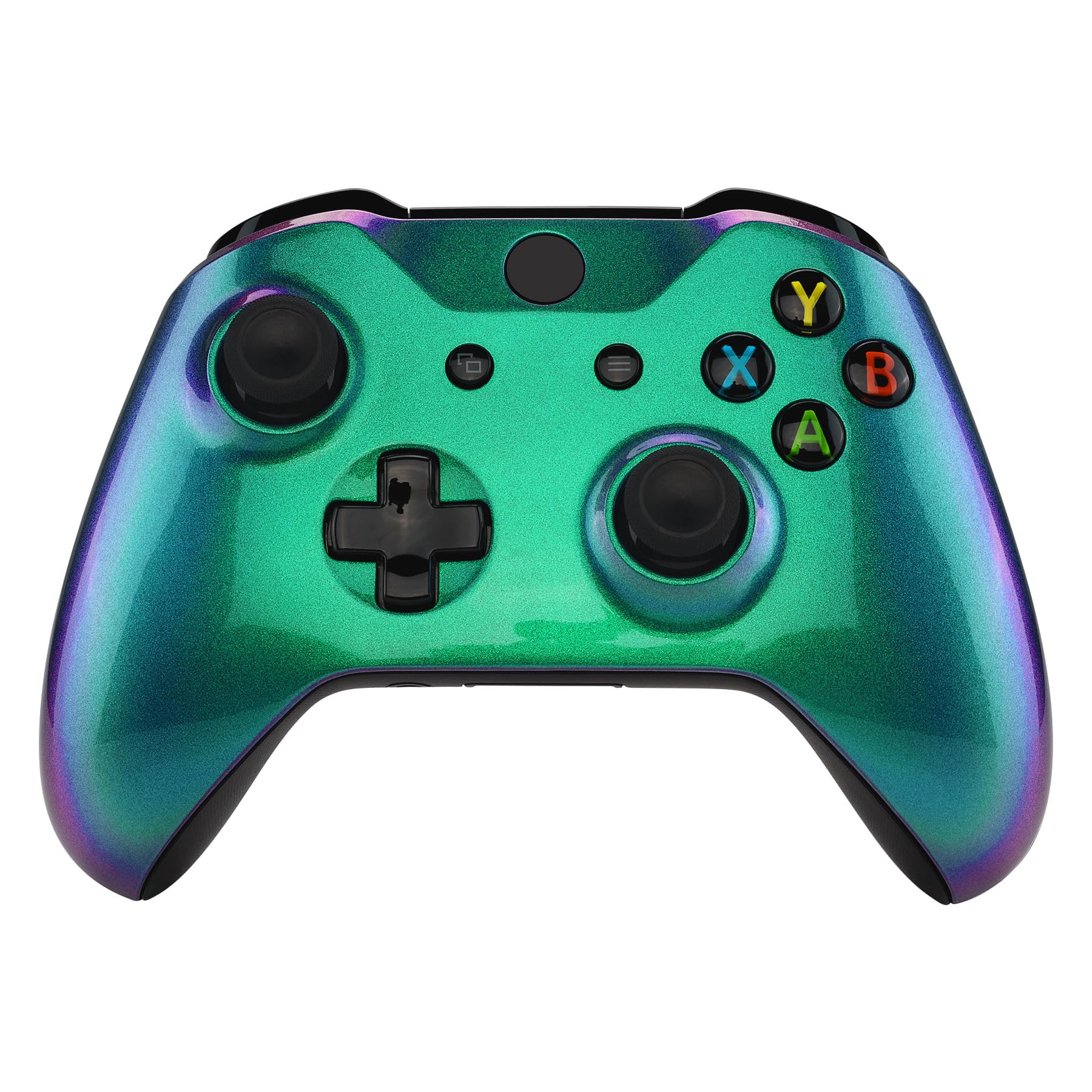 Amazon.com: eXtremeRate Green and Purple Chameleon Faceplate Cover