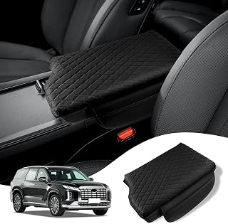 Custom Fit for Center Console Cover Palisade 2019-2024 2025 Armrest Cover Center Console Pad Interior Accessories Car Armrest Seat Box Cover Protector with Pockets Storage Bag
