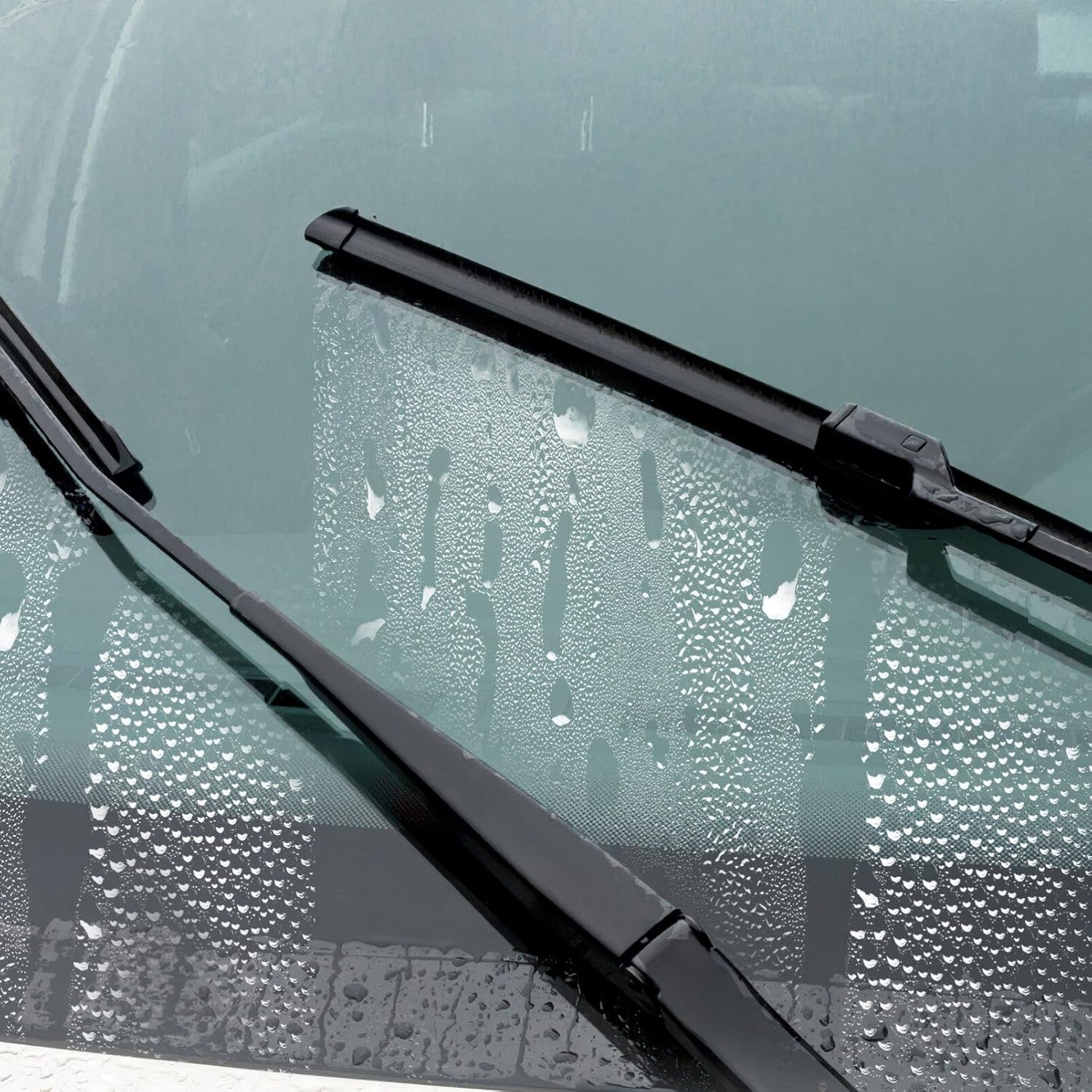 iplusmile 10pcs Frameless Windshield Wiper Strips Natural Rubber Wiper Refills for All Weather Noise Performance Fits Windshields Automotive Replacement
