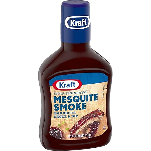 Miniatura 6 de Kraft Mesquite Smoke Slow-Simmered BBQ Barbecue Sauce (18 oz Bottle) (Pack of 4)