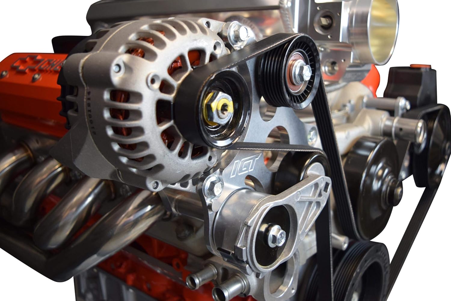 ICT Billet LS Corvette Alternator Bracket Kit LSX LS1 LS2 LS3 LS7 LS6 LS9 CTS-V 551750-1