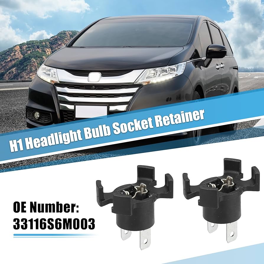 Amazon.com: uxcell No.33116S6M003 H1 Headlight Bulb Socket