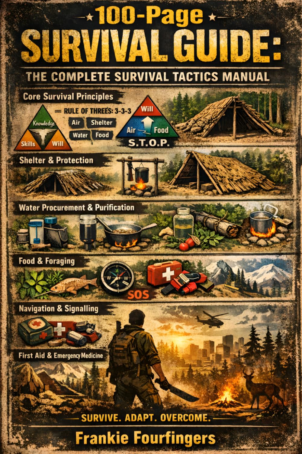 The Complete Survival Tactics Manual: A Comprehensive How-To Guide for Emergency Preparedness and Wilderness Survival