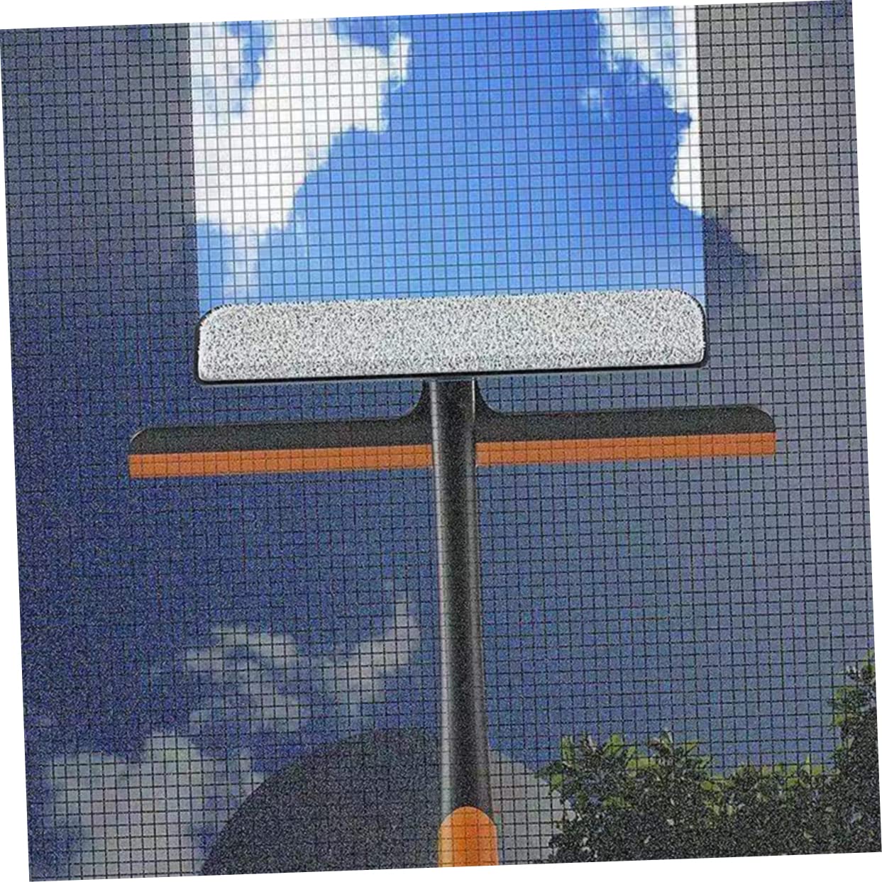 3 Piezas Limpiador de Pantallas de Ventana con Cabezal Reemplazable Cepillo Multifuncional para Limpieza de Cristales y Pantallas de Ventana Herramienta de Limpieza y Ergonómica