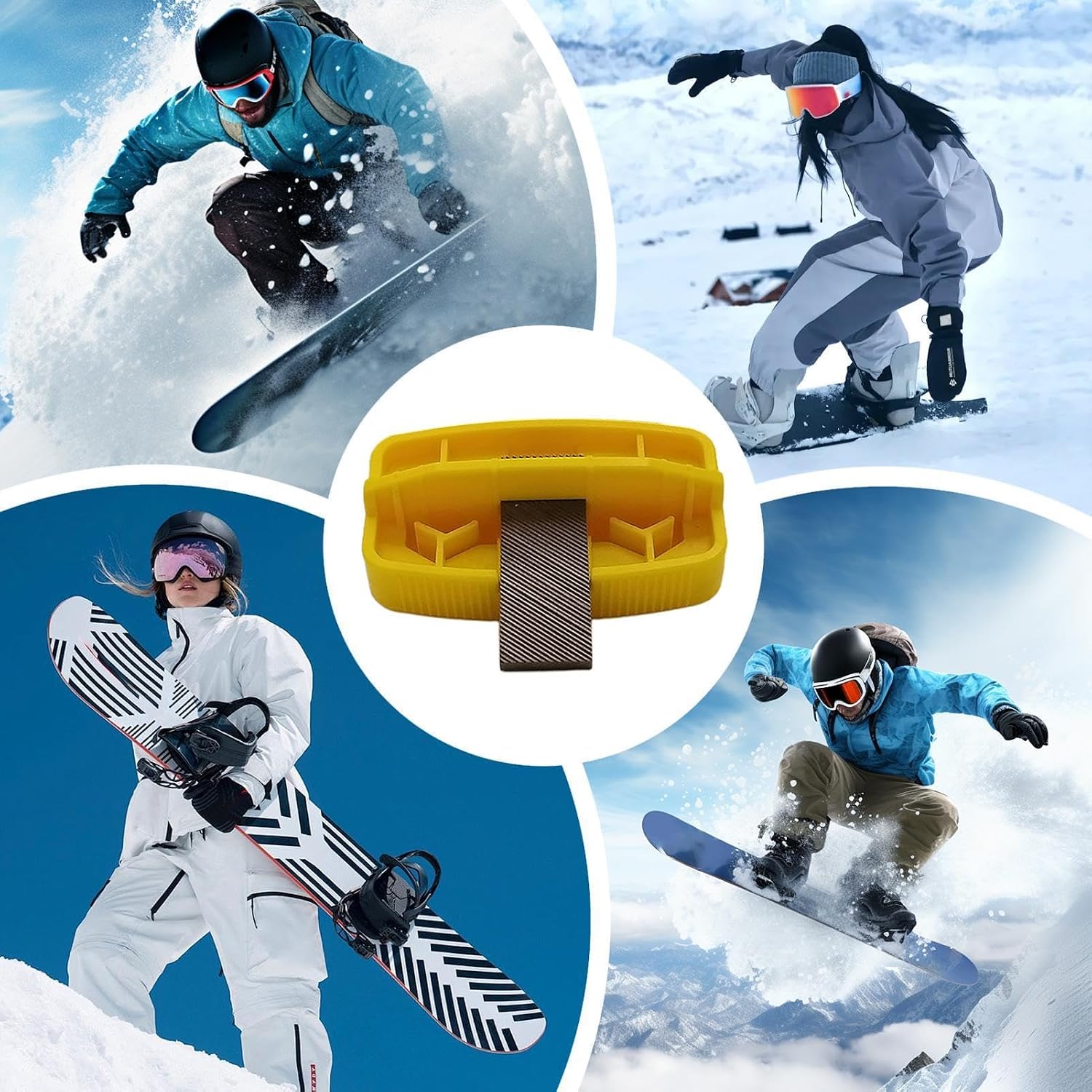 Snowboard Edge Sharpener Edge Tuner for Snowboard Side Bevel | Ski Sharpening Repair Maintenance Tool, Tuning Angle Edger Equipment for Trim