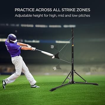 ZivPlay Baseball Hitting Trainer Baseball Swing Trainer Softball and Baseball Training Equipment for Batting Practice