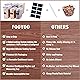 FOOYOO Cereal Containers Storage Set - 6 Piece Airtight Large Dry Cereal Storage Containers(4 * 4L+2 * 2.5L), BPA Free Dispenser Plastic Cereal Storage Containers with 16 Labels & Pen Product Image 5