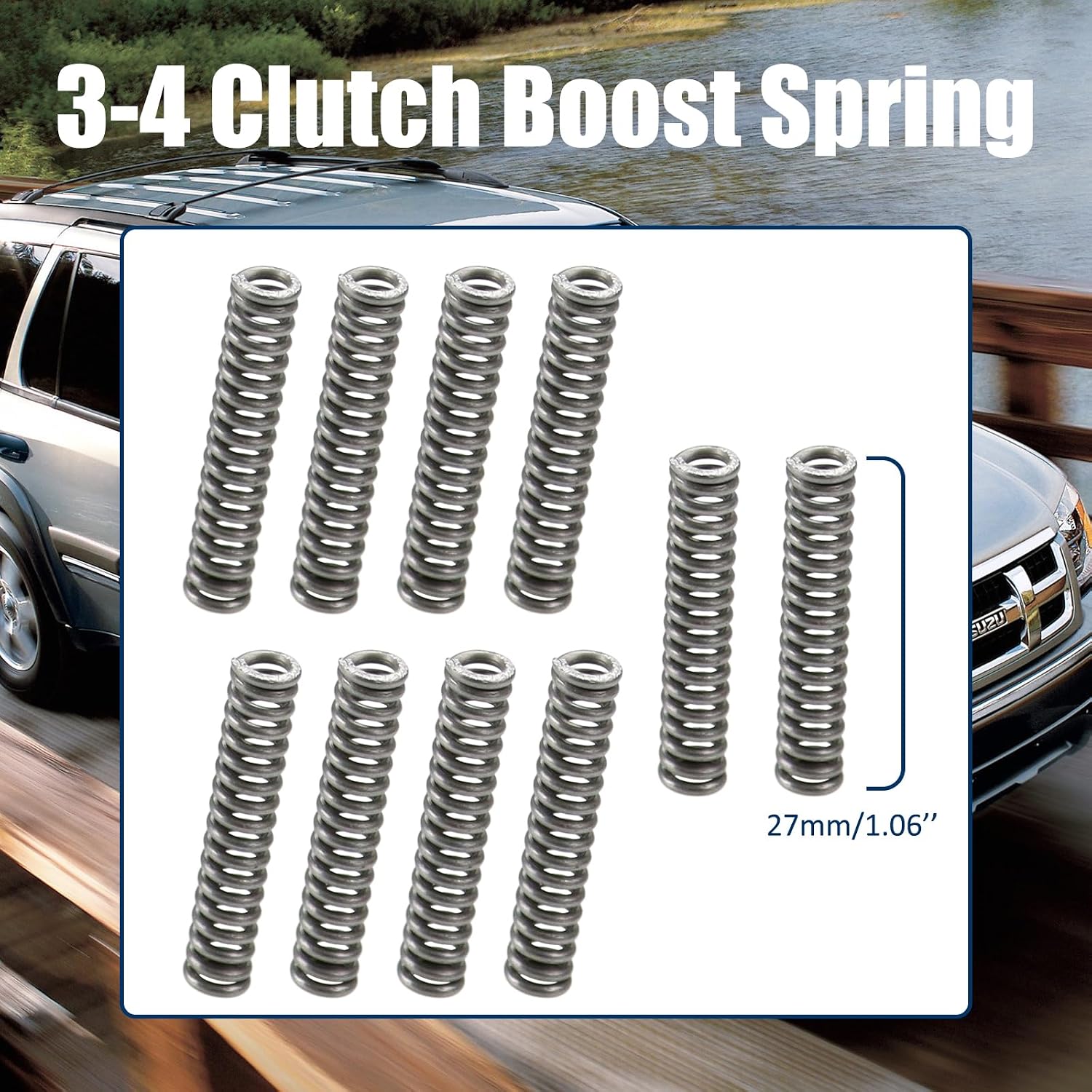 10Pcs 77763-01 Transmission Boost Spring, 3-4 Clutch Boost Spring Fit for 4L60 4L60E 4L65E 4L70E