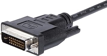 DVI-D to VGA Active Adapter Converter Cable - 1080p - DVI to VGA Converter Box (DVI2VGAE), Black
