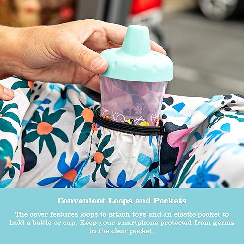 Miniatura 3 de Disney Baby by J.L. Childress - Funda para carrito de compras y silla alta para bebé a niño, Minnie Floral