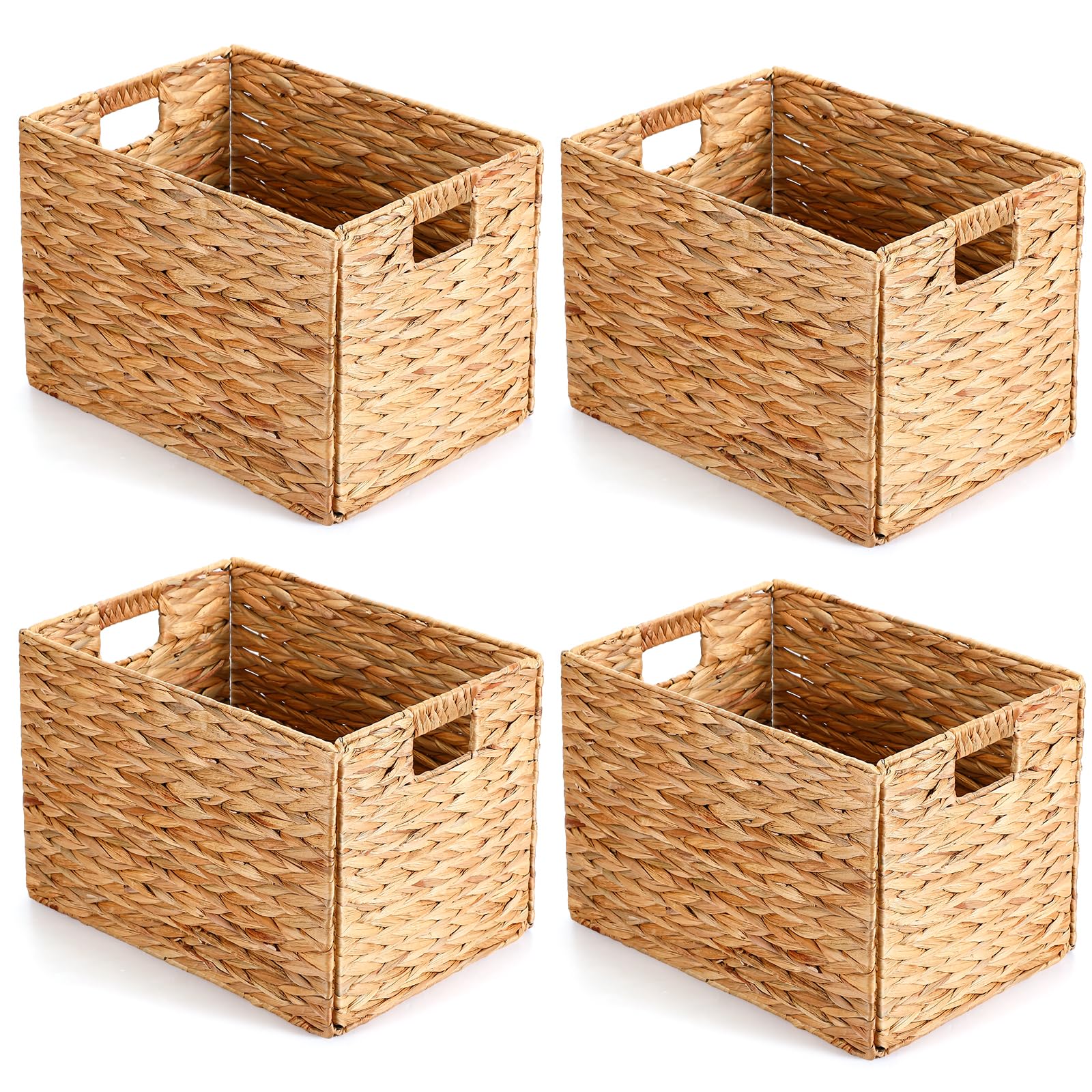 Panier rangement osier pour salon et chambre enfant Layhit de 40cm