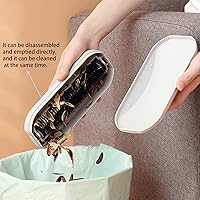 Vista 3 de (2 unidades) - Barredora de migas de mano reutilizable, colector de residuos de cerdas suaves para mesa, alfombra, sábanas, sofás, cepillo