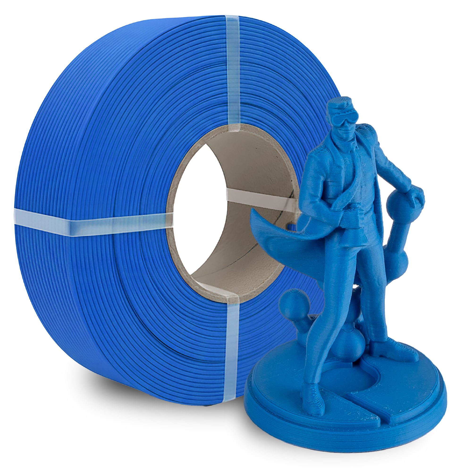 Polymaker Panchroma Refill Spool Matte Sapphire Blue PLA 3D Printing Filament Refill, Compatible with All Reusable Spools and All Major FDM 3D