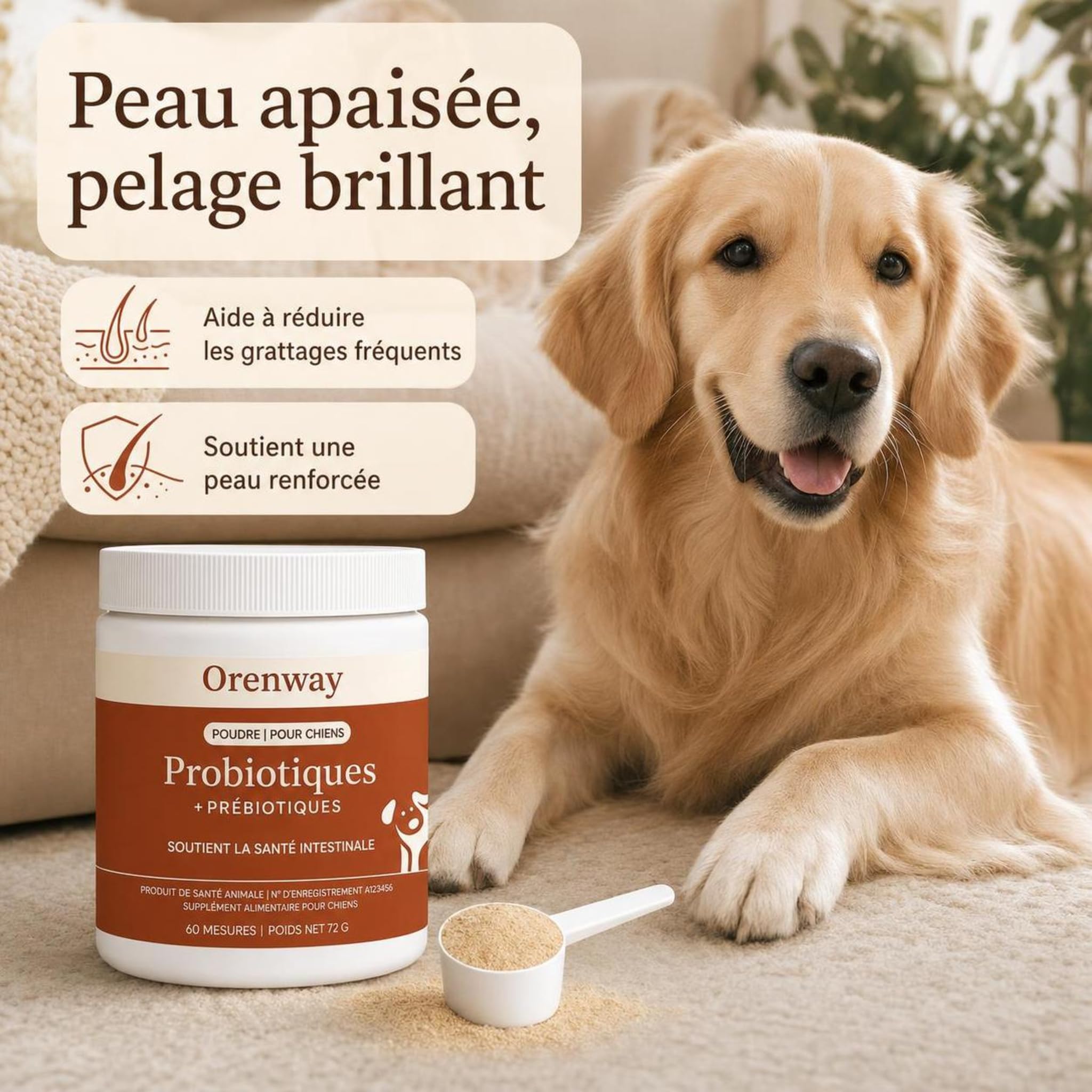 Woofilab Immunité & démangeaisons Complément Alimentaire Chien au Quotidien (2 pièce)
