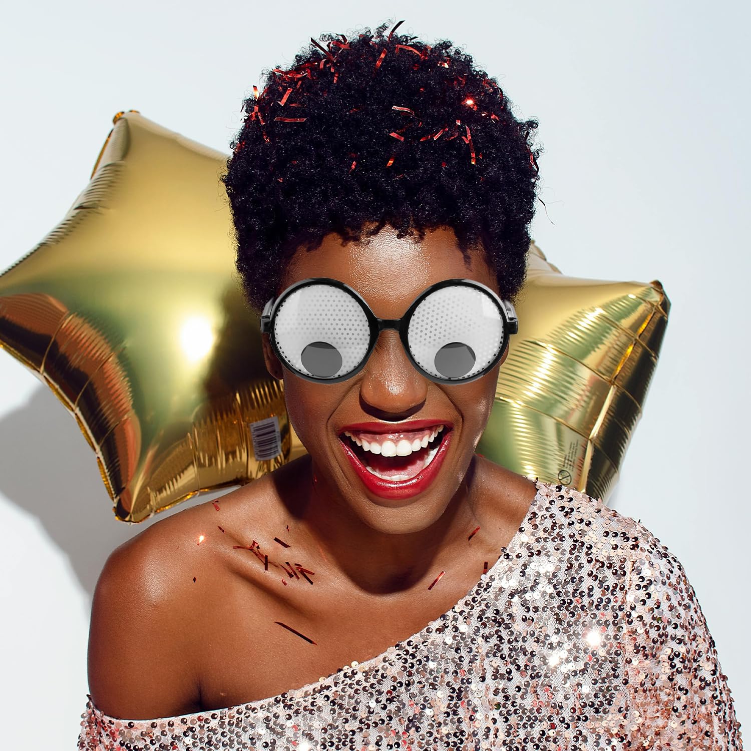 Bojueshaw 3PCS Rotating Eyeball Glasses - Image 4