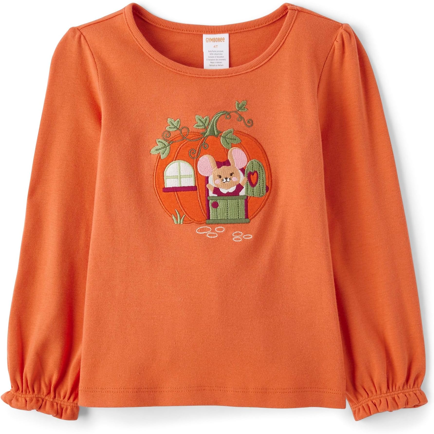 GymboreeGirls' and Toddler Embroidered Graphic Short Sleeve T-Shirts