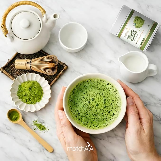 Té Matcha Verde Orgánico Premium en Polvo 60g miniatura 8