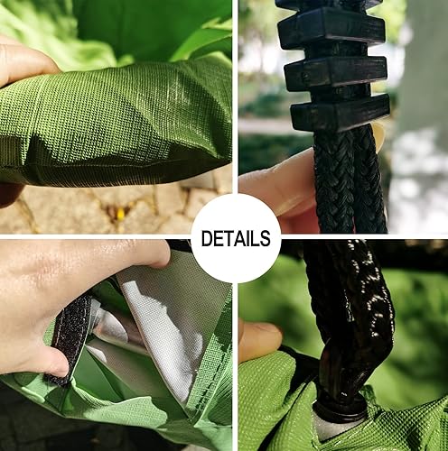 Miniatura 5 de Columpio grande para barco de 66 pulgadas, hamaca colgante con plataforma para porche, columpio de árbol para patio trasero, playa, parque, parque