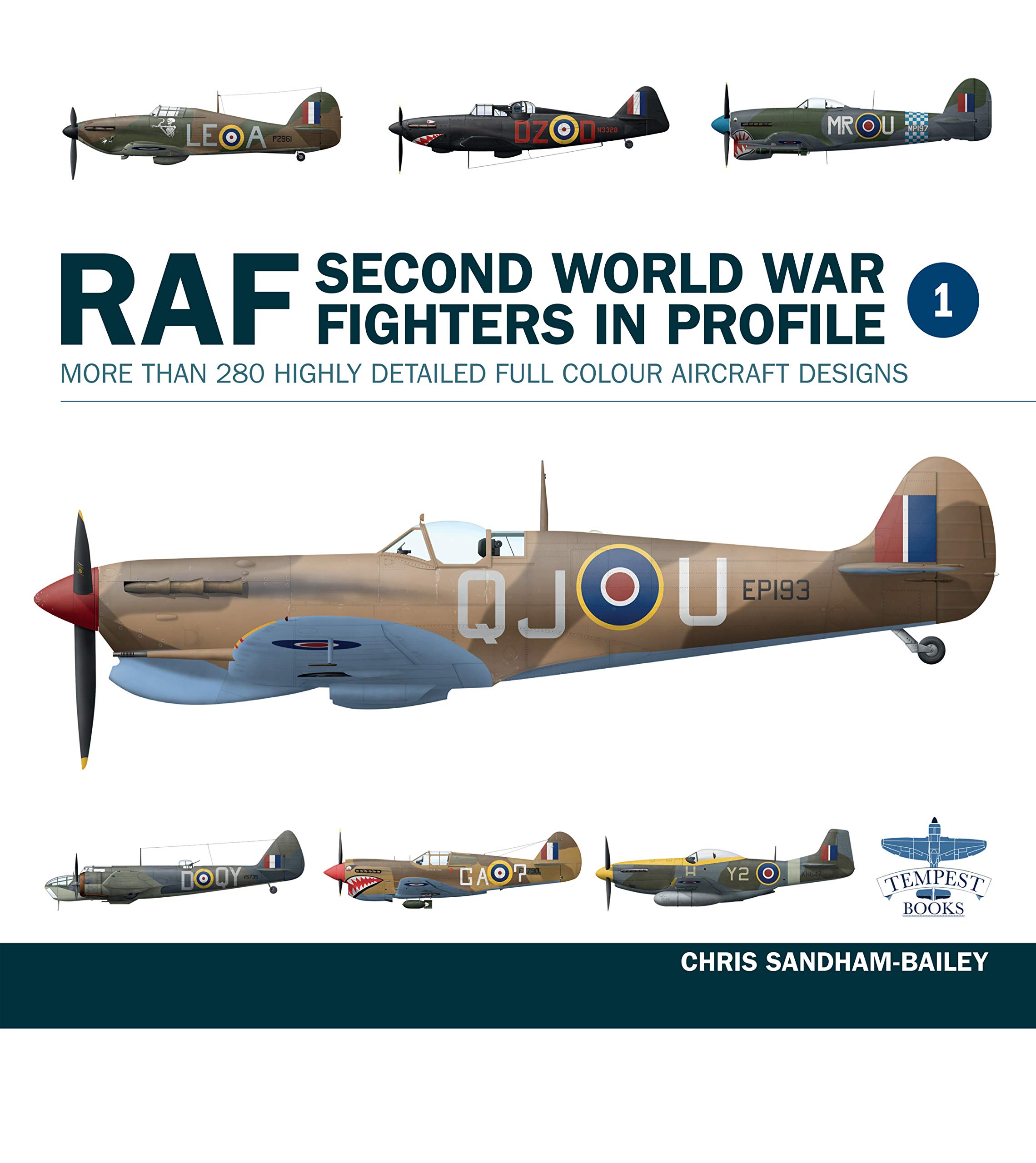 Raf Second World War Fighters in Profile: More Than 280 Highly Detailed Full Colour Aircraft Designs: 1