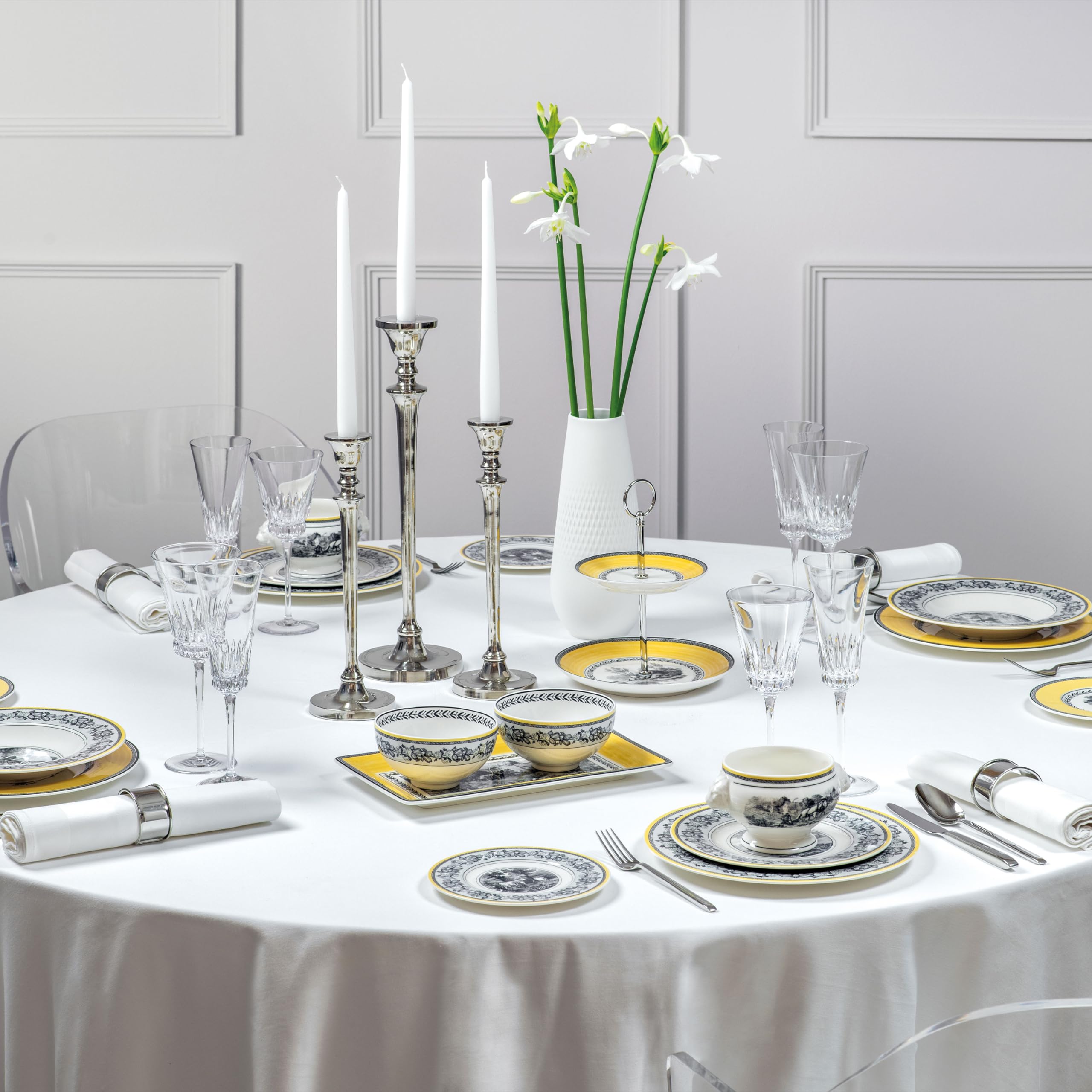 Villeroy & Boch - Grand Royal zestaw szklanek do wody, szklanki do wody o pojemności 200 ml, szkło kryształowe, bezbarwne, można myć w zmywarce