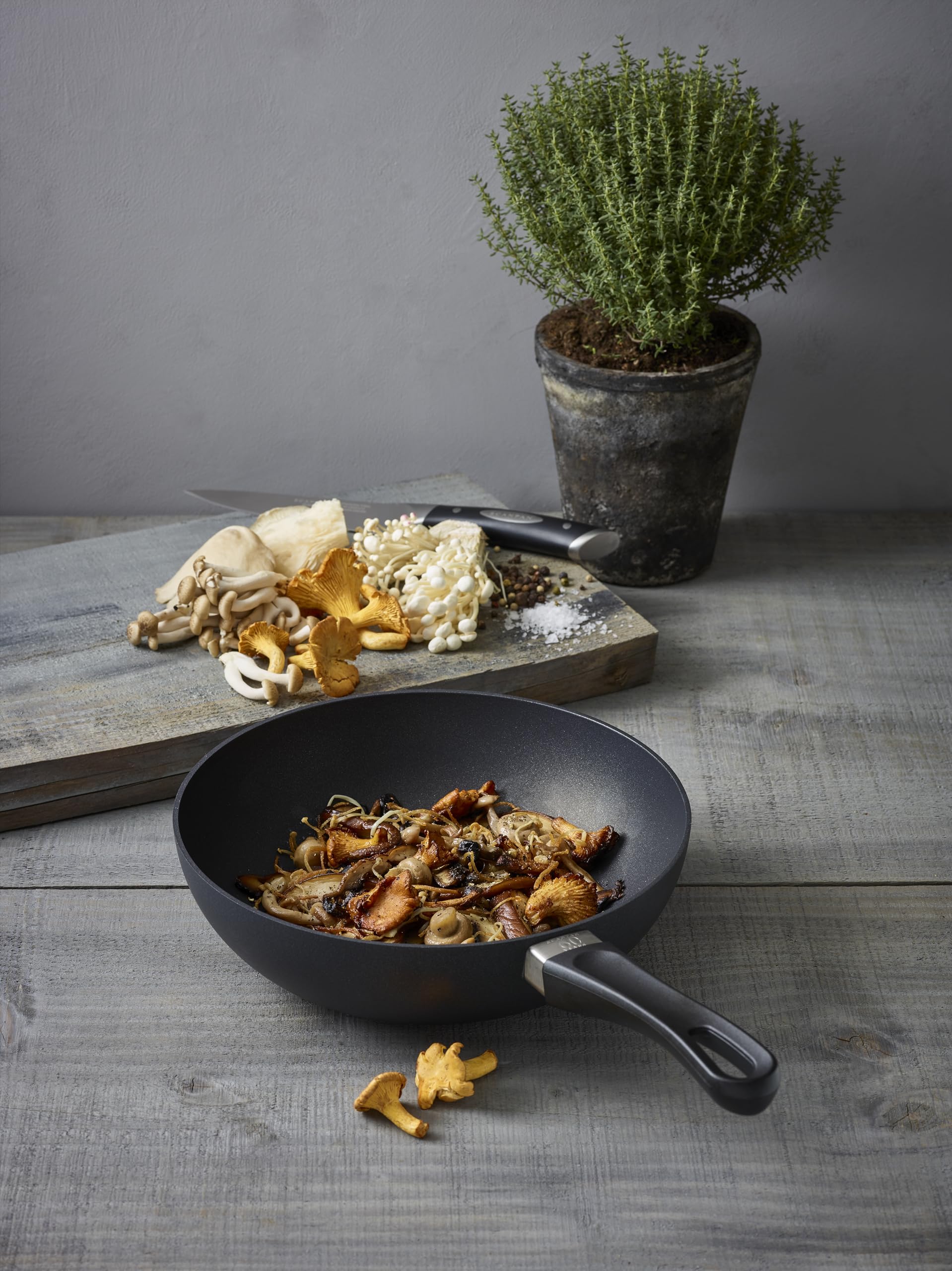 Scanpan Classic Mini Wok Pan, 24 cm, Multi-Purpose Pan, Stratanium + Non-Stick Coating, Wok for Ceramic and Gas Cookers, Oven Safe, Non-Stick Pan : Amazon.nl: Home & Kitchen