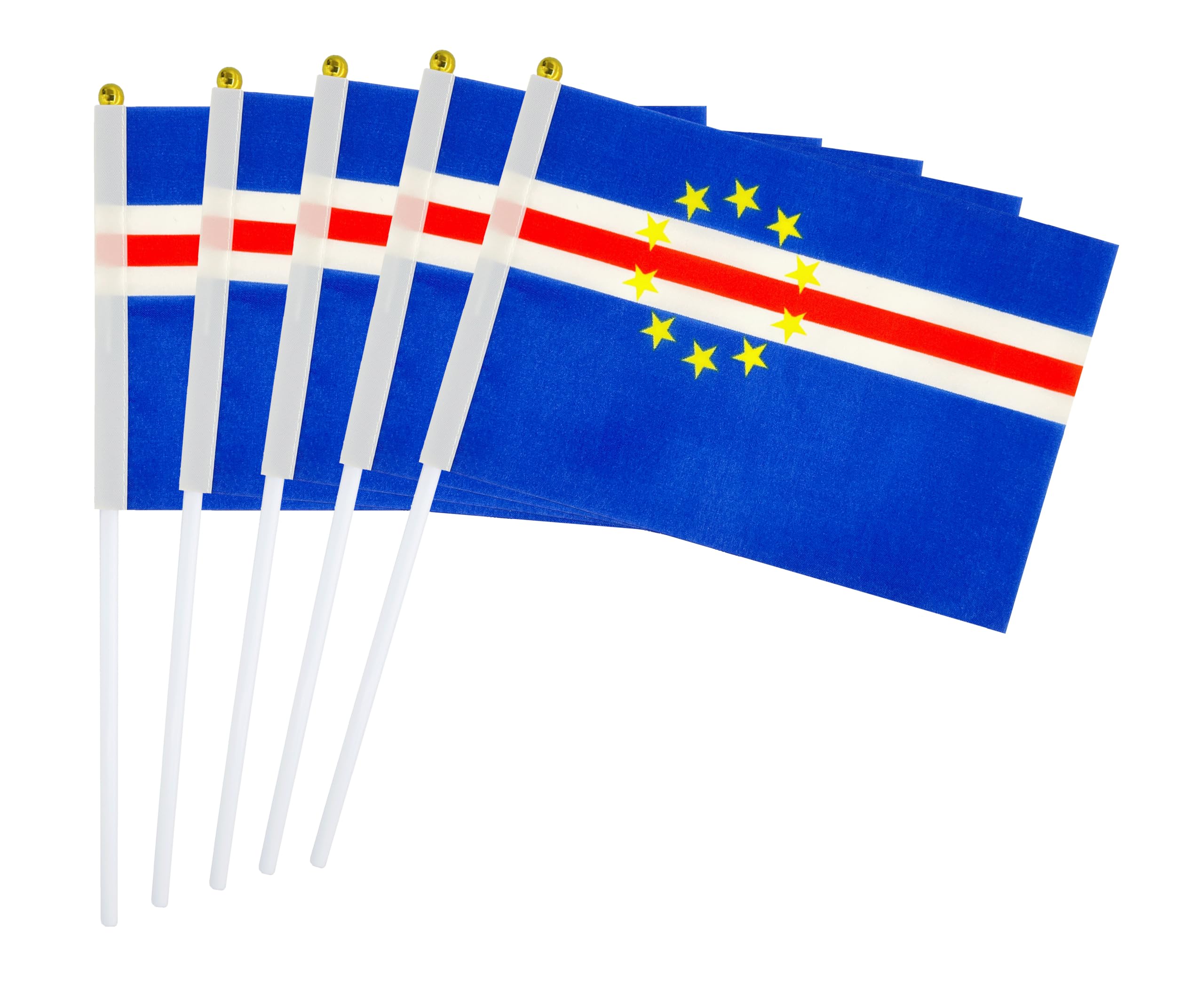 25 pack African and North American countries waving flags (Cape Verde) — image 1