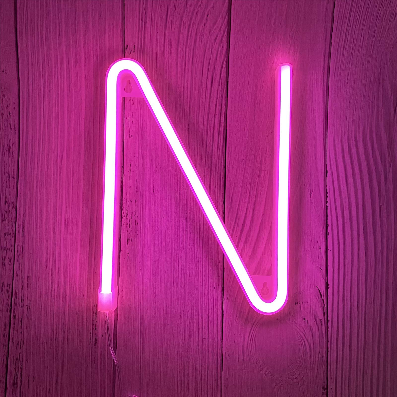 Buy ENUOLI LED Letter Neon Lights Pink Neon Sign Light Up Marquee