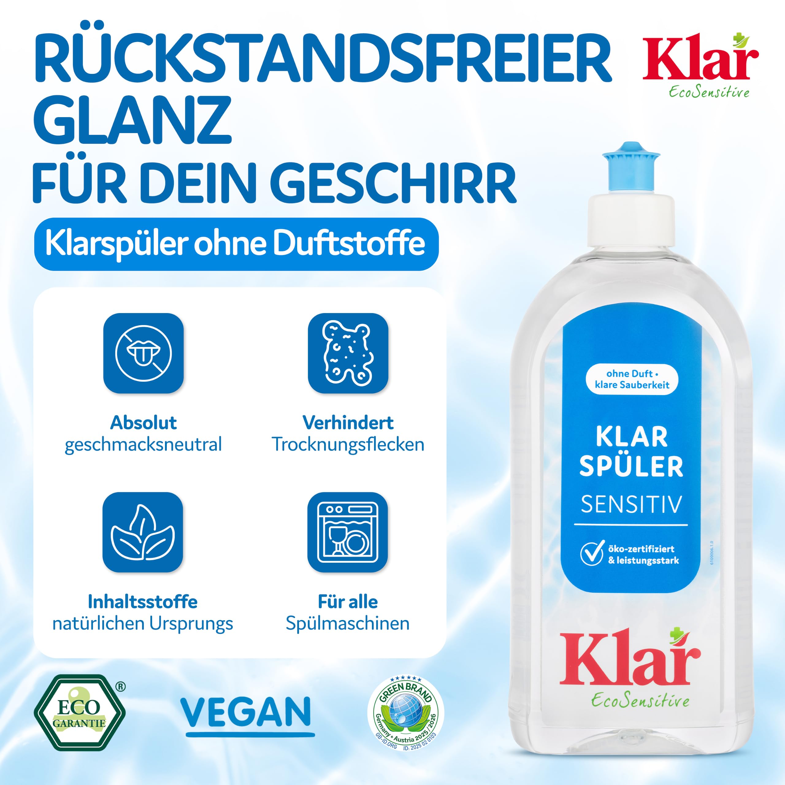 Klar zmywarka 500 ml