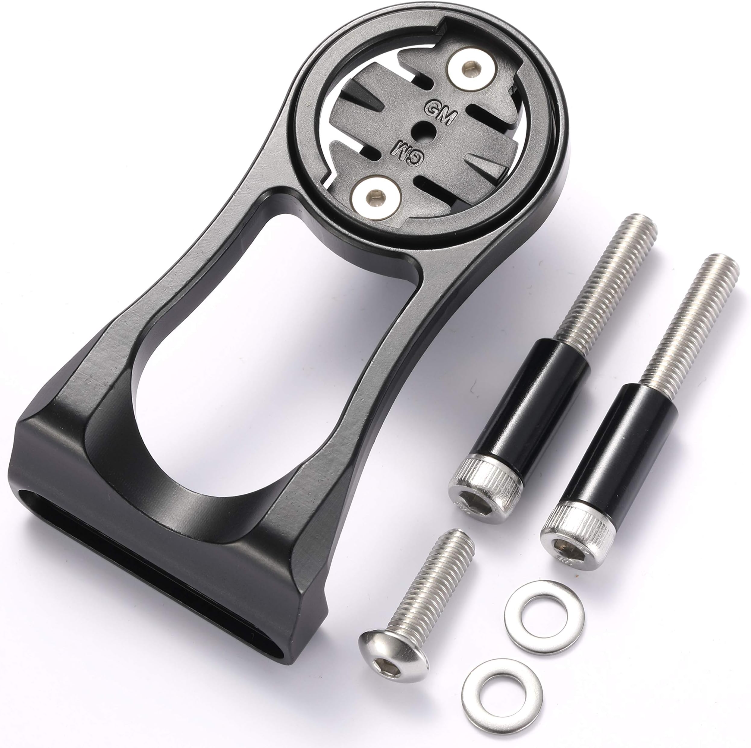 wileosix Out Front Bike Computer Combo Mount for Garmin,with Gopro and Bike Light Adapter