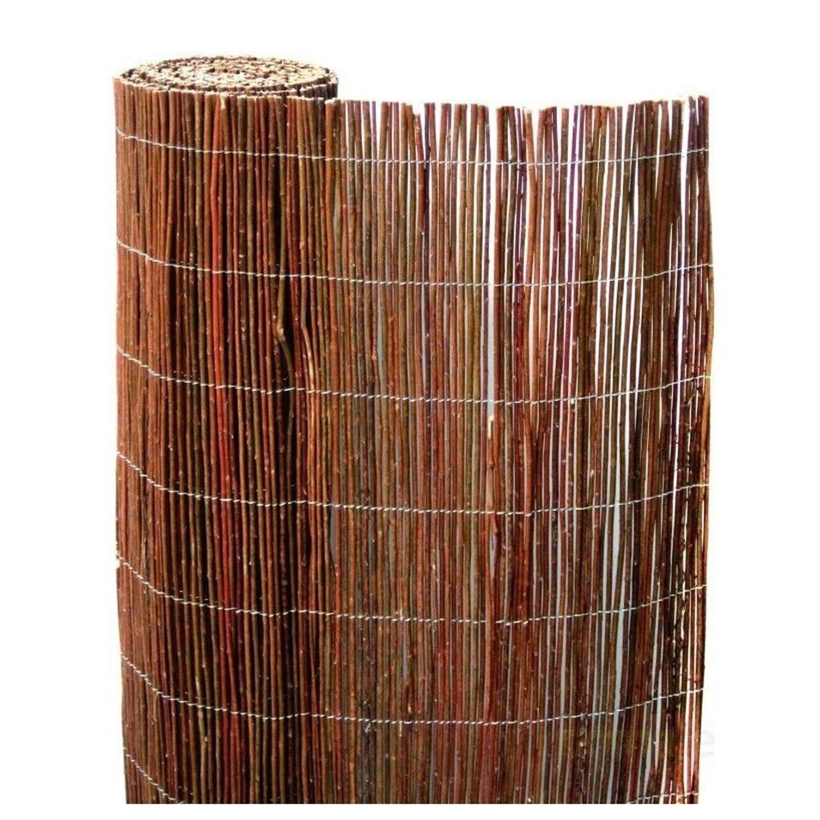 Nortene | Mimbre Natural Vimet 1,​5x5 M | Cerramiento Decorativo para Jardín | Reforzado con Alambre Galvanizado | Separador Exterior Resistente