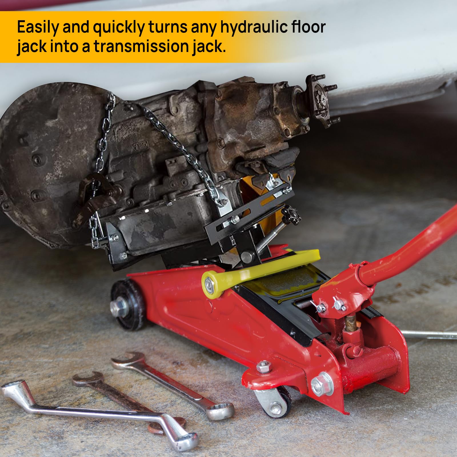TRANSMISSION JACK ADAPTER Gearbox Removal Adaptor 600KG Loading