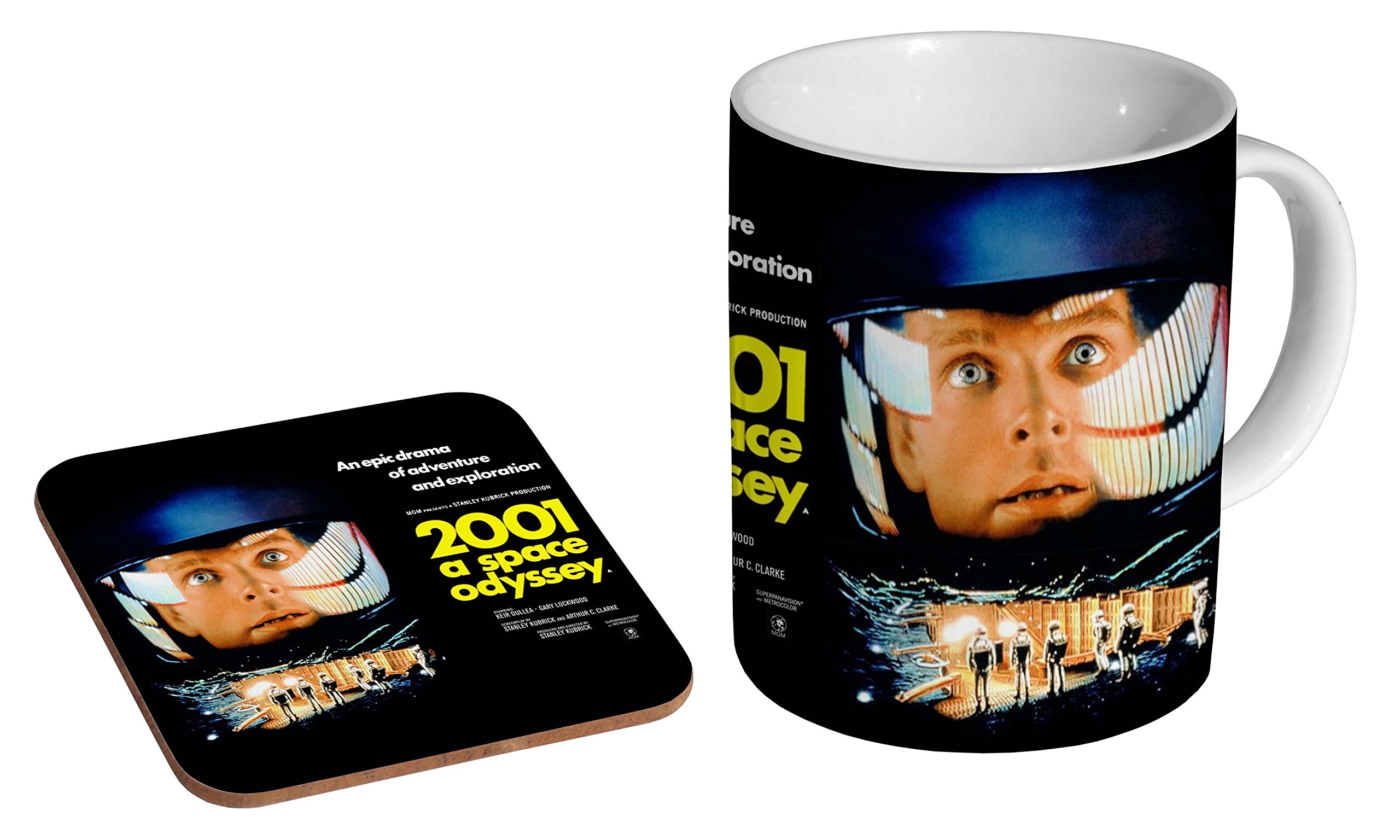 2001 A Space Odyssey Ceramic Coffee MUG + Coaster Gift Set  :  Amazon.co.uk: Home & Kitchen
