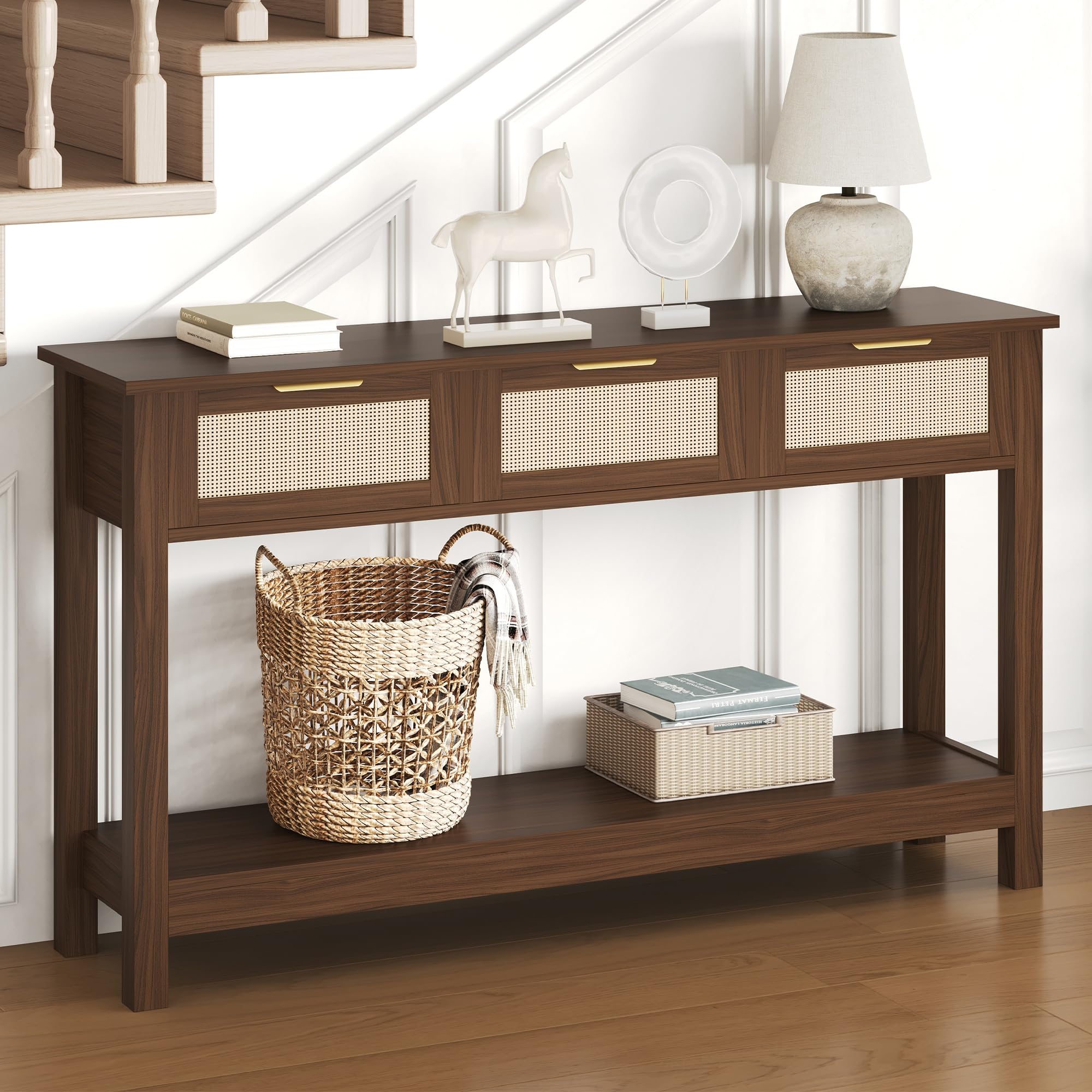 Luoxiao Rattan 47" Console