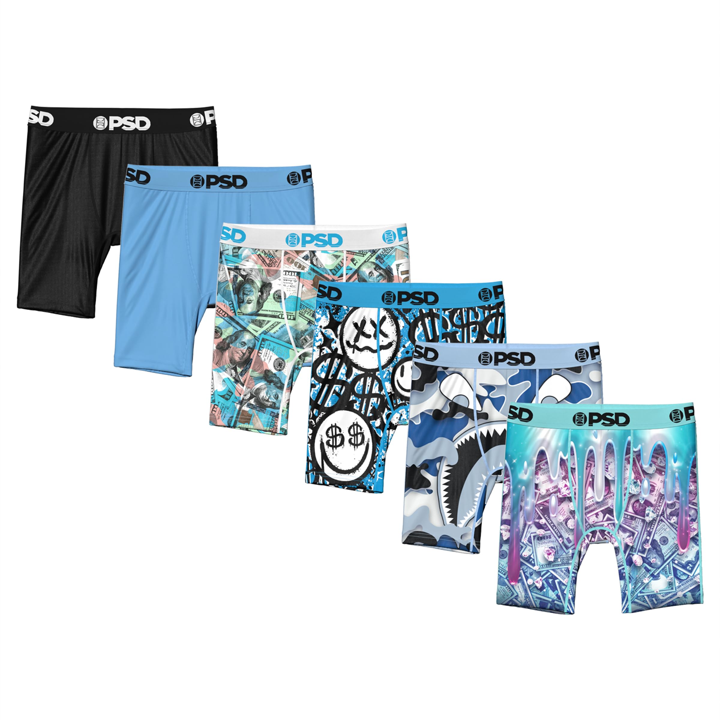 View 1 of PSD Boxer Briefs 6 Pack, Medium