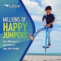 Vista 49 de Flybar Maverick 2.0 Pogo Stick de espuma para niños de 5 años en adelante, 40 a 80 libras, juguetes para niños al aire libre, agarre de goma, por