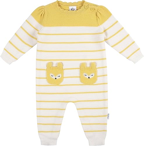 Gerber Baby Girls Sweater Knit Romper Jumpsuit