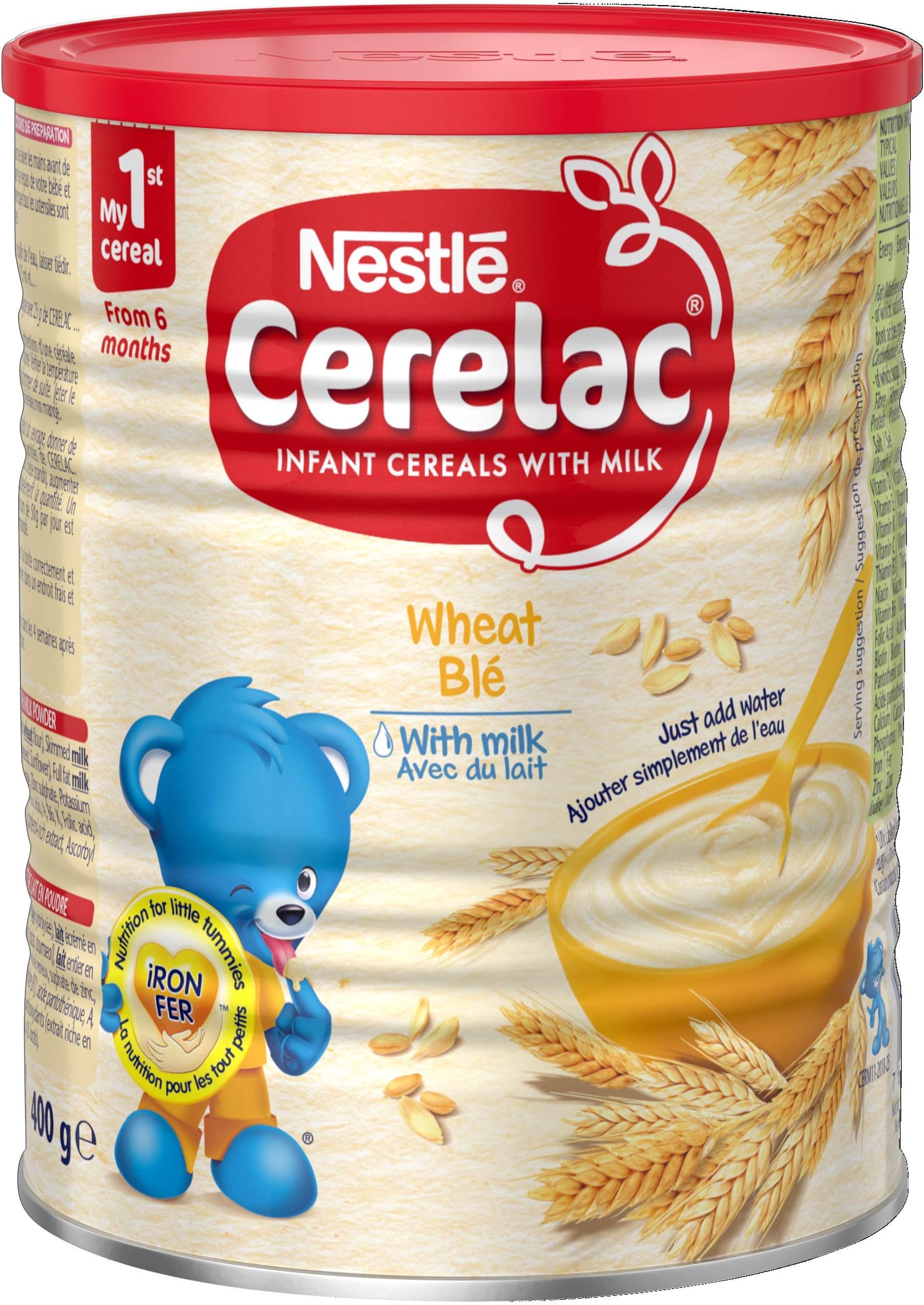 Cerelac Infant Cereals with Milk Wheat 6+ Months 400g