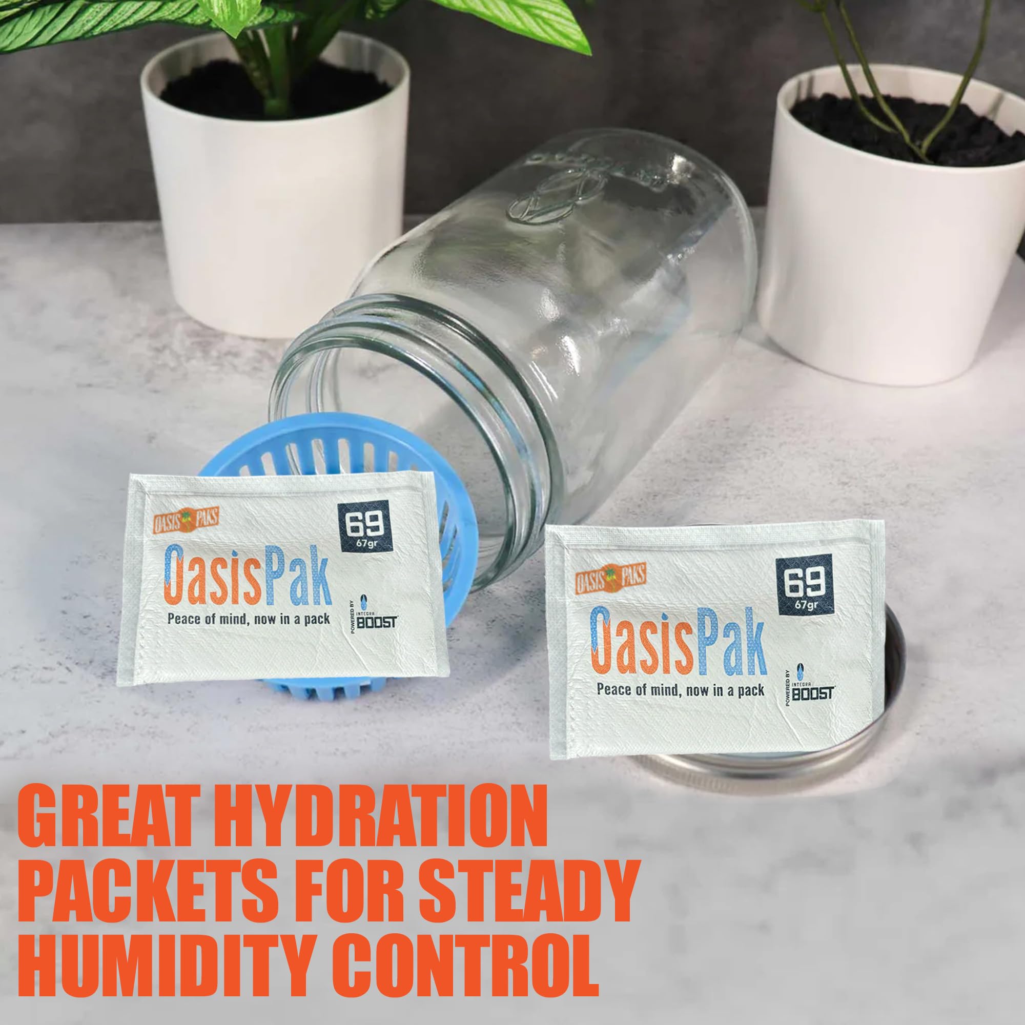 Humidor Cigar Box Oasis Pak Two-Way Humidity Packs - Ultimate Moisture ...