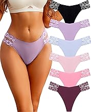 BeReady String Femme Culotte sans Couture Femme Invisible Tanga Femme Dentelle Sexy Chic Slip Femme sous-Vêtements
