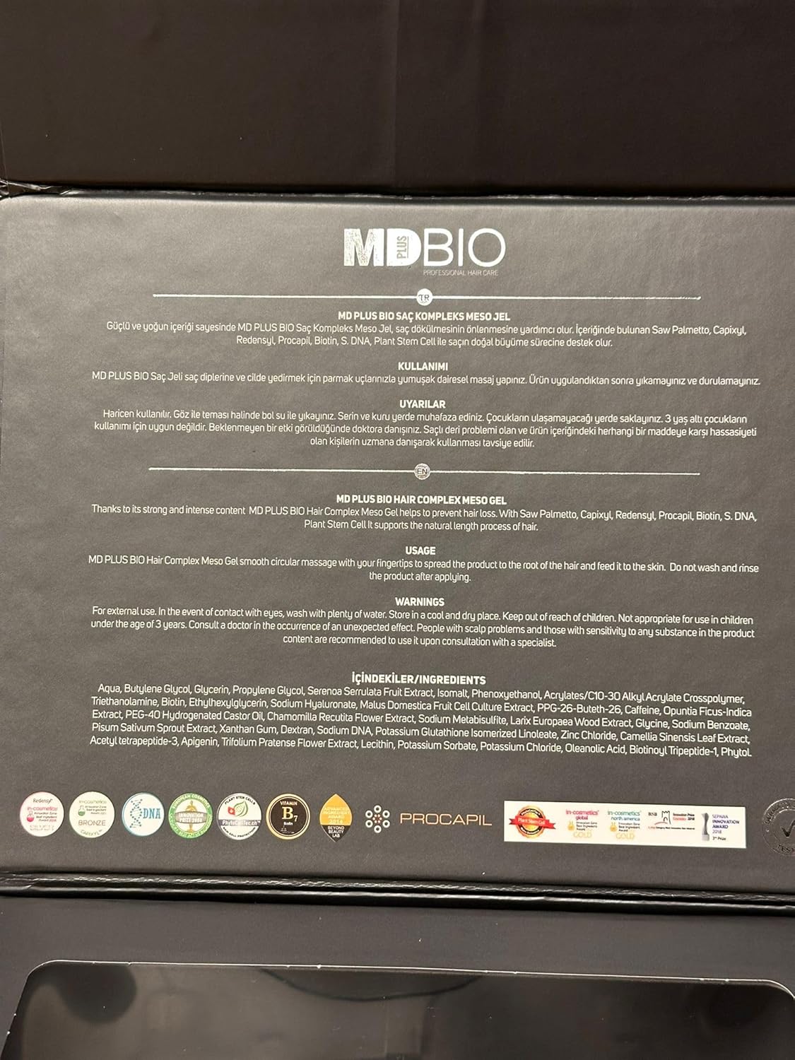 MDPLUS BIO Hair Complex Meso FN Gel – Revitalizes Hair Roots and Supports Hair Growth, Free from SLES, ALS, Parabens, and Harmful Chemicals for Safe Hair Care