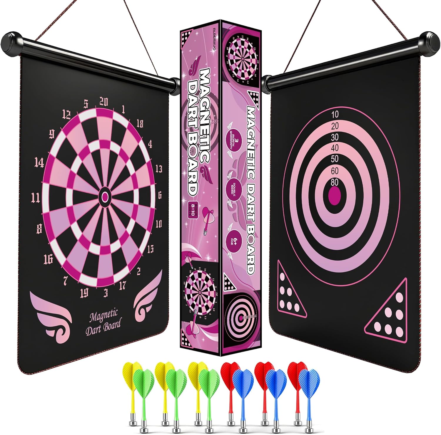 ALREMXUO Gifts for 6 7 8 9 10 11 12 13 14 15 16 Years Old Girl, Magnetic Dart Board for Kids, Teen Gift Ideas for Christmas, Birthday, Toys for Girls